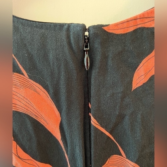 Thakoon Floral Ruffle Silk Blend Romper Black Womens Size 6 - Picture 9 of 16